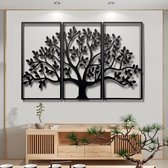 Dekory Metalen levensboom - 3 panelen metalen wanddecoratie metalen muurkunst woondecoratie woondecoratie woonkamer decoratie - 120 x 60 cm Dekory Metalen levensboom - 3 panelen metalen wanddecoratie metalen muurkunst woondecoratie woondecoratie woonkamer decoratie - 120 x 60 cm