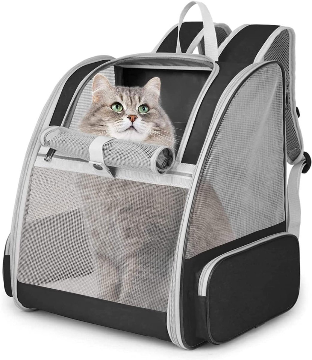 Ibenzoa® Rugzak voor Huisdieren - Comfortabele en Ademende Draagtas voor Wandelen en Reizen met Je Vriend