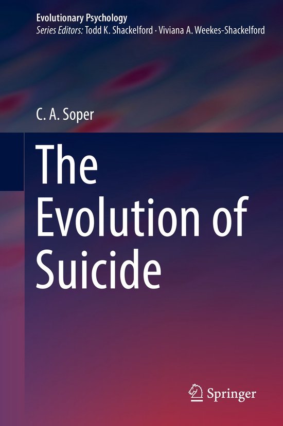 Evolutionary Psychology-The Evolution of Suicide - cover