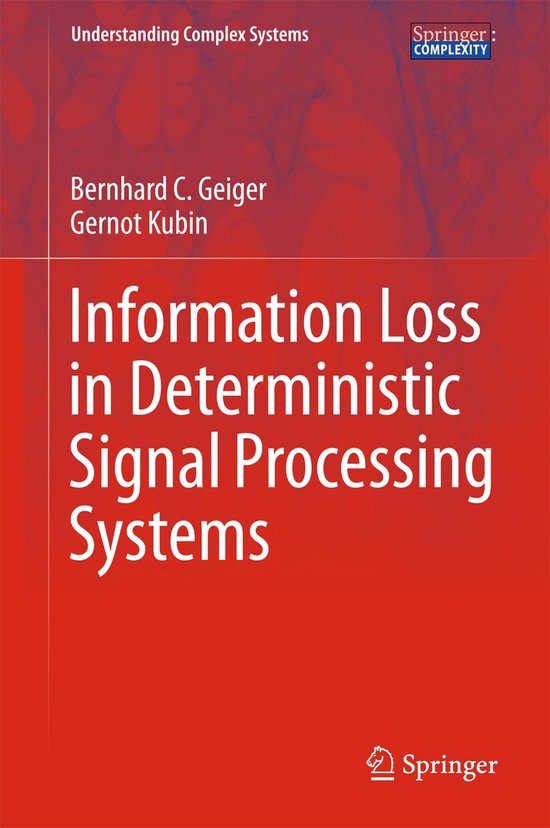 Information Loss in Deterministic Signal Processing Systems - cover