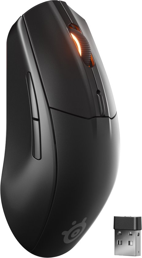 SteelSeries Rival 3 Wireless Gen 2 Draadloze Gamingmuis - Zwart - 2.4Ghz & Bluetooth - 18.000 DPI - 200 uur accu