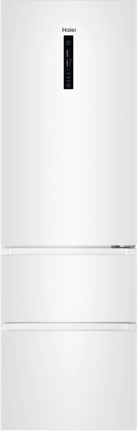Haier koel-vriescombinatie | Model HTR3619ENPW | 3D 60 Serie 3 | Vrijstaand | 348 liter | E | Wit