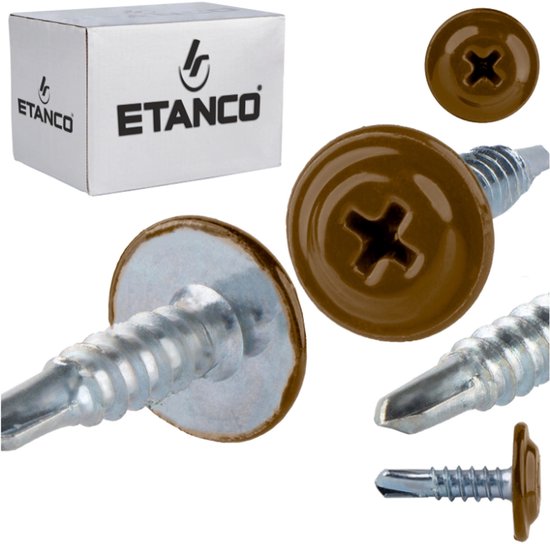 M5 x 30mm 50 Pcs Koolstofstaal Rond hoofd Houtschroeven