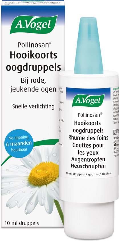 A.Vogel Pollinosan Hooikoorts Oogdruppels - Bij rode, branderige en jeukende ogen - 10 ml