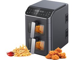 Hetelucht Friteuse Dubbel