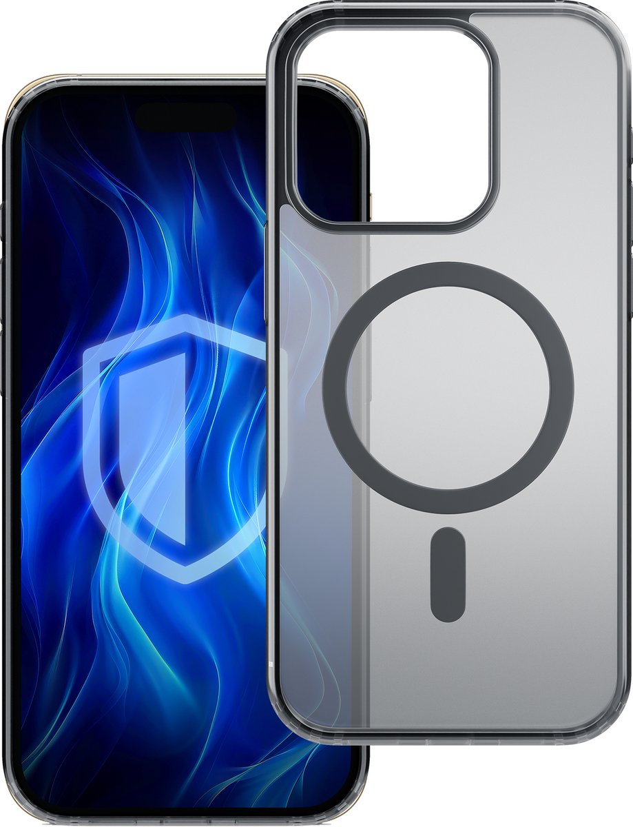 Apple Iphone 14 Pro Max - 3Mk Frosty Magcase Zwart