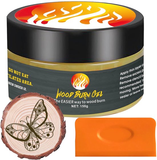 Holzbrennpaste - Scorch Holzbrennpaste für Holz und Basteln, Einfach