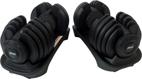 Phoenix Fitness Dumbbell Set - Adjustable 2-in-1 Dumbbell Set for Exercise, Muscle and Strength Training - Weight: up to 15 kg Phoenix Fitness Dumbbell Set - Adjustable 2-in-1 Dumbbell Set for Exercise, Muscle and Strength Training - Weight: up to 15 kg