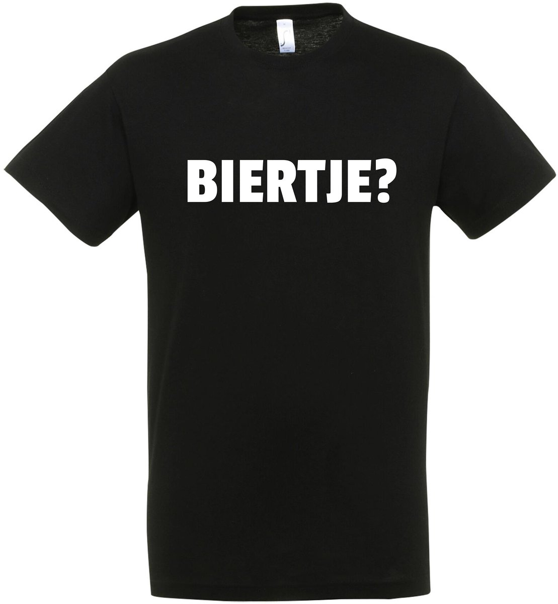 BIERTJE? T-shirt - Bier t-shirt - CraftBeer - Beer - Proost - Heren - grappige drank feest - bier cadeau - teksten en zinnen - bierpakket kado idee - Maat XXL
