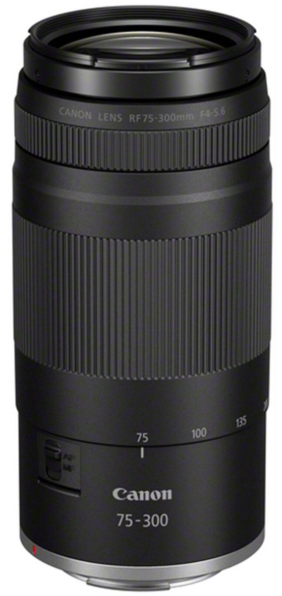 Canon RF 75-300mm f/4.0-5.6 objectief