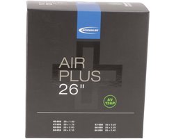 Schwalbe Air Plus binnenband 26 inch 40/62-559 met Frans ventiel 40 mm voor e-bike en cargobike
