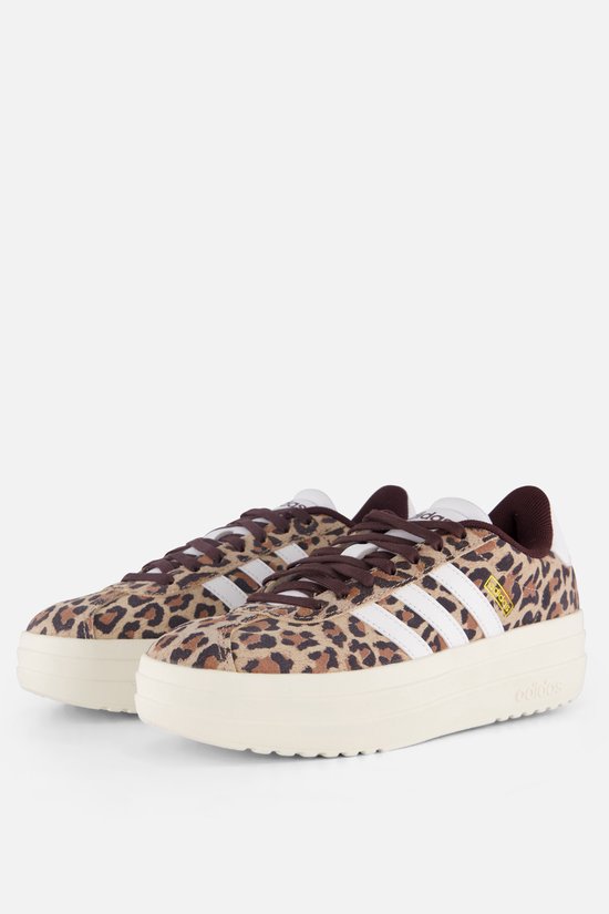 Adidas VL Court Bold Leopard Sneakers beige - Dames - Maat 37 1/3