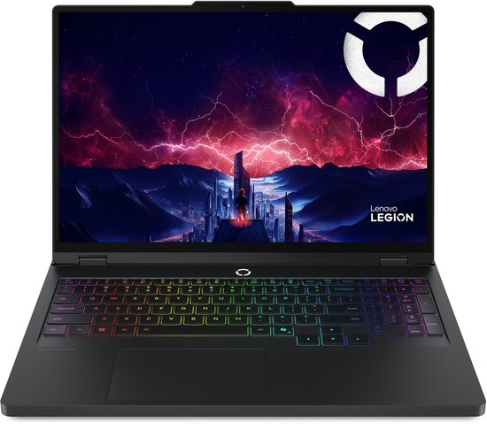 Lenovo Legion Pro 5 16ADR10 AMD Ryzen™ 9 8940HX Laptop 40,6 cm (16") WQXGA 32 GB DDR5-SDRAM 1 TB SSD NVIDIA GeForce RTX 5070 Wi-Fi 6 (802.11ax) Windows 11 Home Engels Zwart