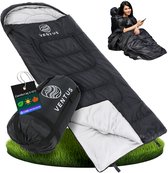 Bol.com Ventus Slaapzak - 3 Seizoenen - Comfortzone 5 - 20 °C - 220 x 83 cm - Incl Compressiezak - Geschikt voor Volwassen en Ki... aanbieding