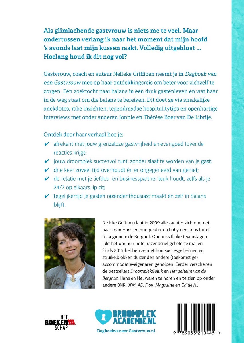 Dagboek van een Gastvrouw - back cover