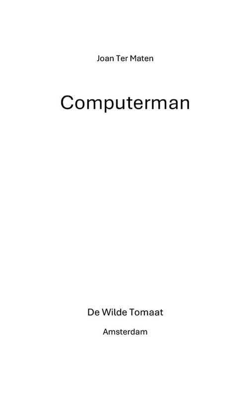 Computerman - cover