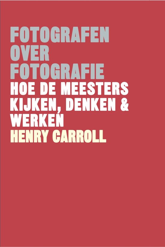 Fotografen over fotografie - cover