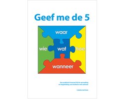 Omslag van Geef me de 5