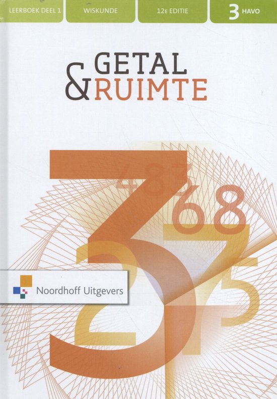 Getal & Ruimte 3 havo deel 1 Leerboek - cover