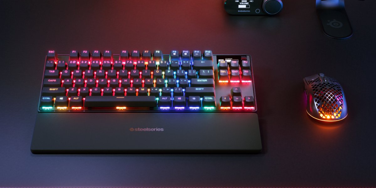 SteelSeries Apex Pro TKL WL Gen 3 - Mechanisch Gaming Keyboard - US Qwerty - Rapid Trigger, Rapid Tap, Protection Mode thumbnail 8