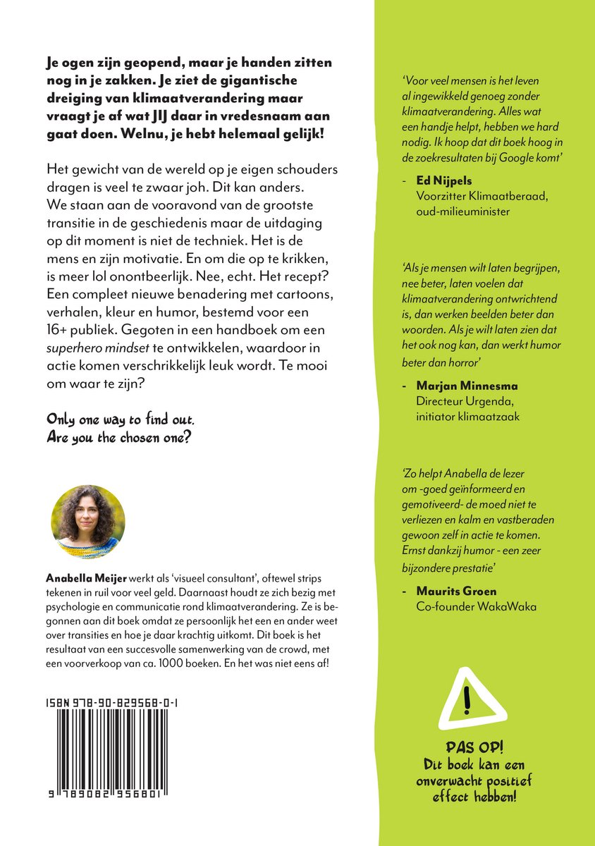Boek met tekst en afbeelding van Anabella Meijer, visueel consultant.