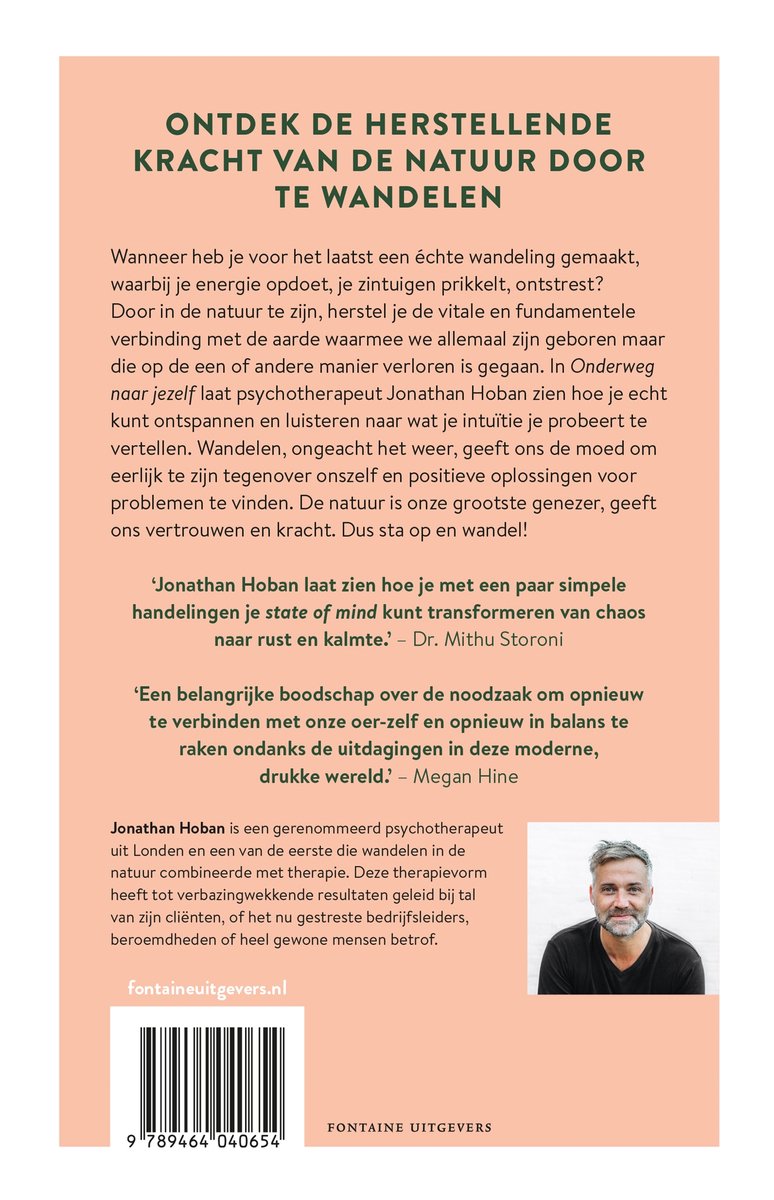 Onderweg naar jezelf - back cover