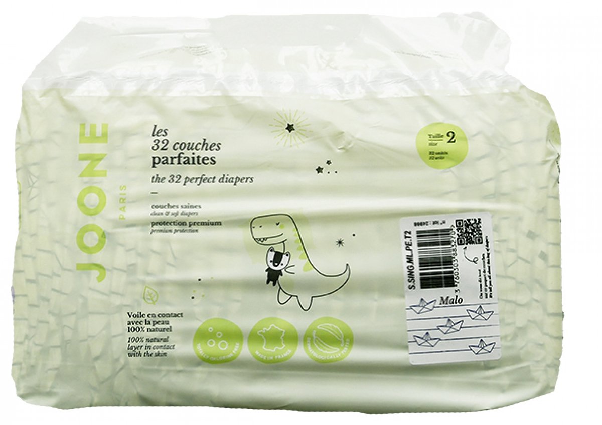 Joone De Perfecte Luiers Maat 2 (3-5 kg) 32 stuks
