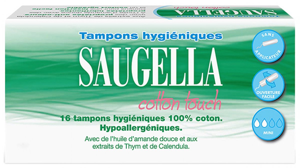 Goedkoopste Saugella Cotton Touch 16 Mini Hygiënische Tampons