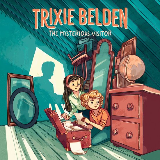 The Mysterious Visitor: Trixie Belden - cover