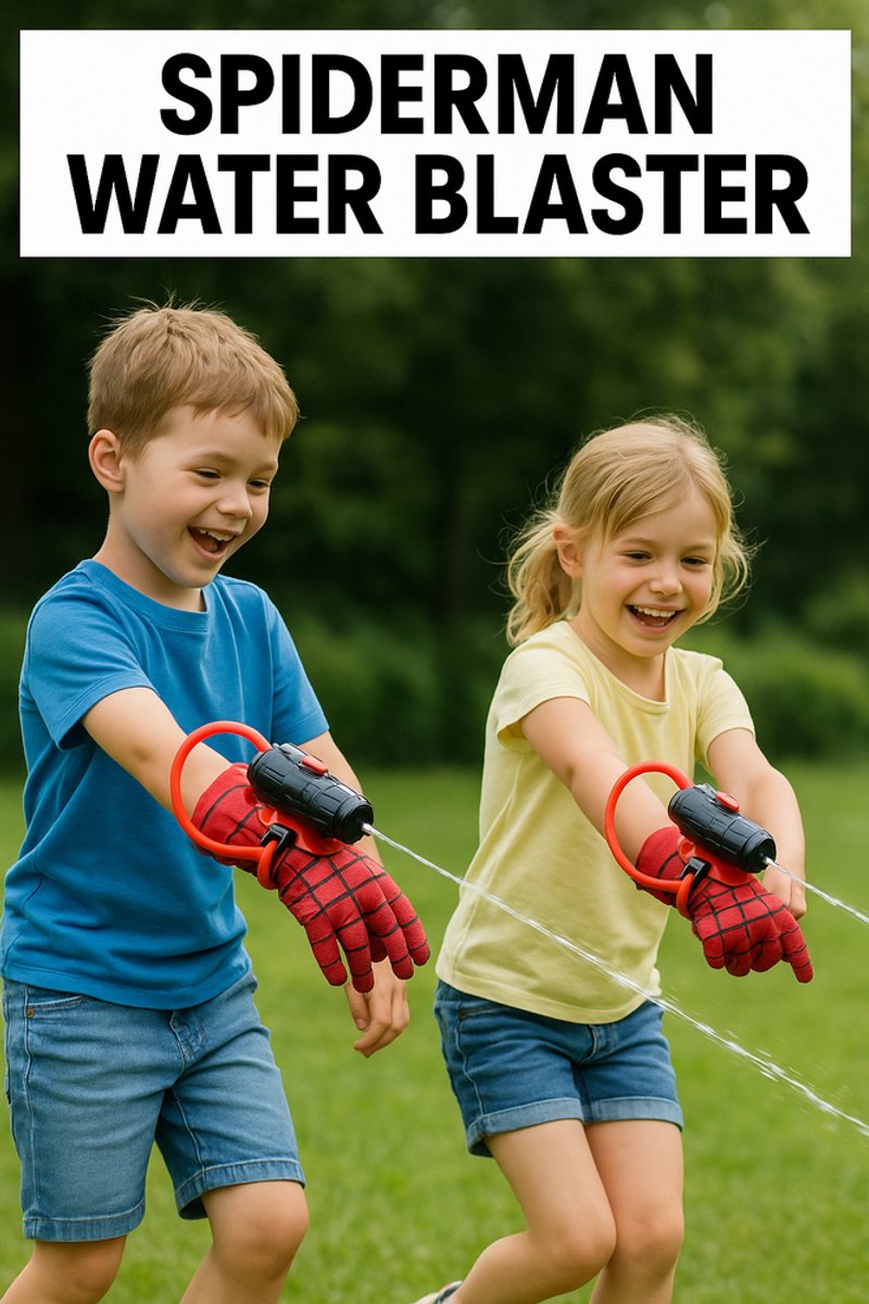 Marvel Waterpistool spiderman -waterpistool met masker - voor kinderen - Rollenspelspeelgoed - Zomerwaterspeelspeelgoed - — afbeelding 5