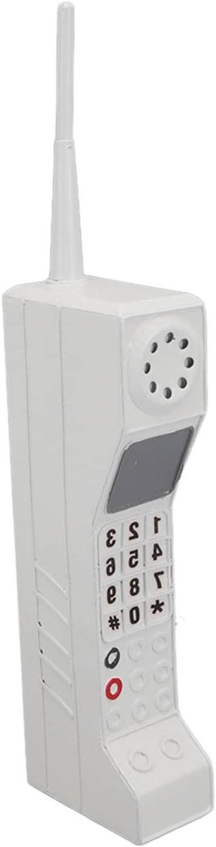 Ouderwetse Draagbare Baksteen Mobiele Telefoon Ornament Vintage Model - Retro 80's 90's Simulatie Fotografische Rekwisieten voor Feestdecoraties