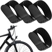 Butée De Roue Vélo – 2 Pièces – Compatible Pneus Jusqu’à 6 Cm – Alliage Aluminium – Pour Porte-Vélos, Stationnement Stable