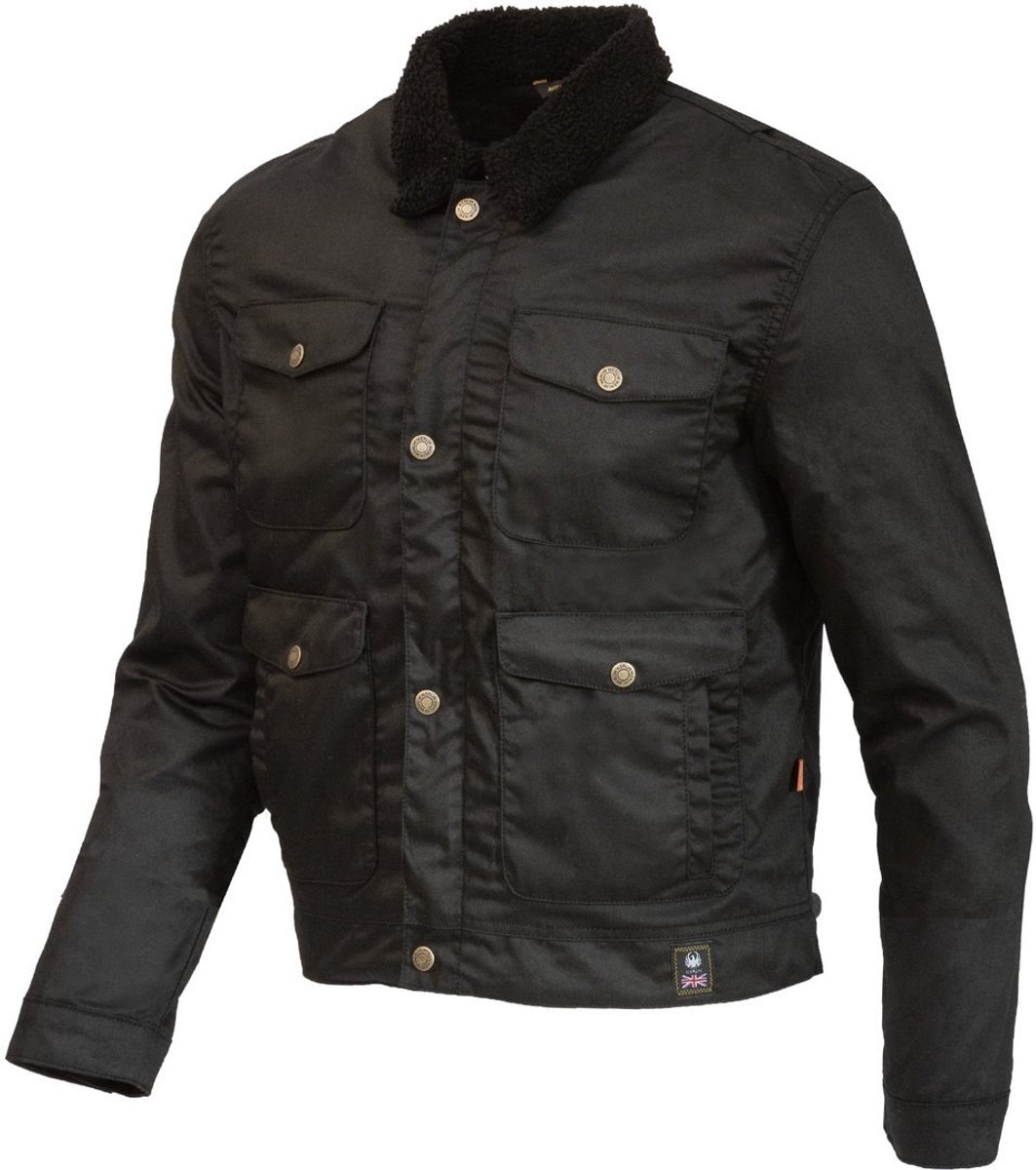 Merlin Millington D3O Zwart Wax Motorjas - Jas
