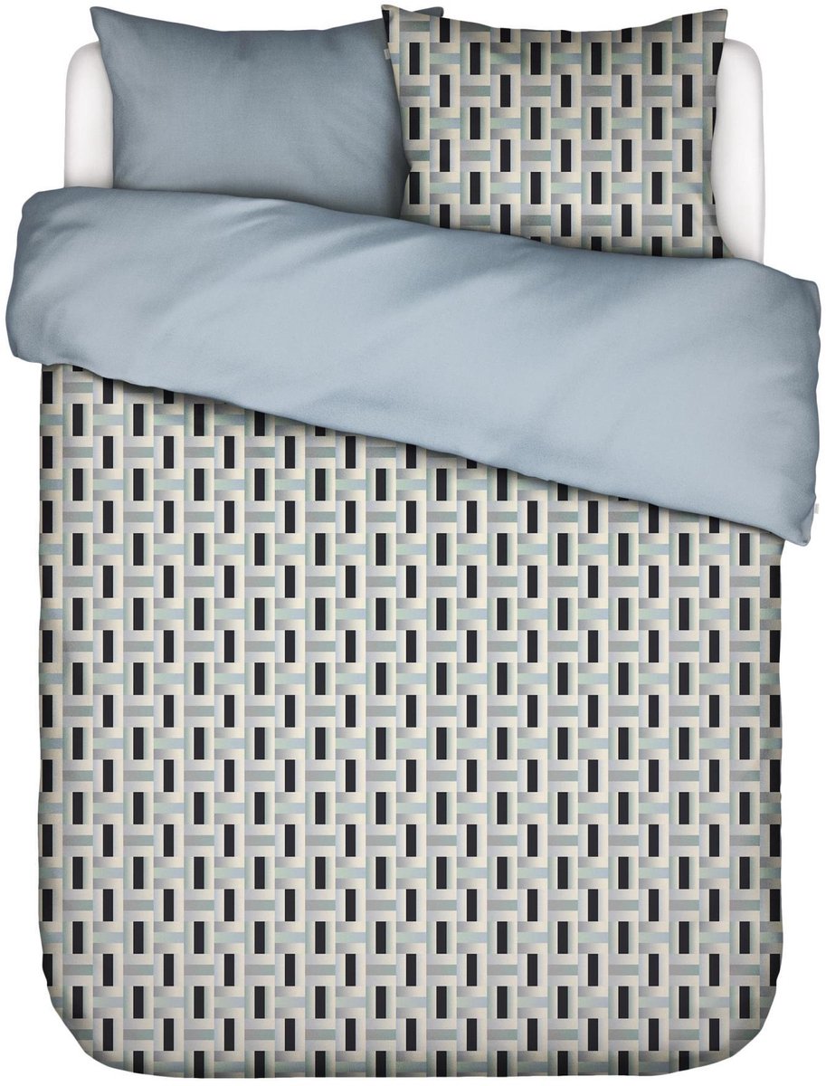 Essenza Ilori Dekbedovertrek Pearl grey - Lits-Jumeaux - 240x200/220 cm