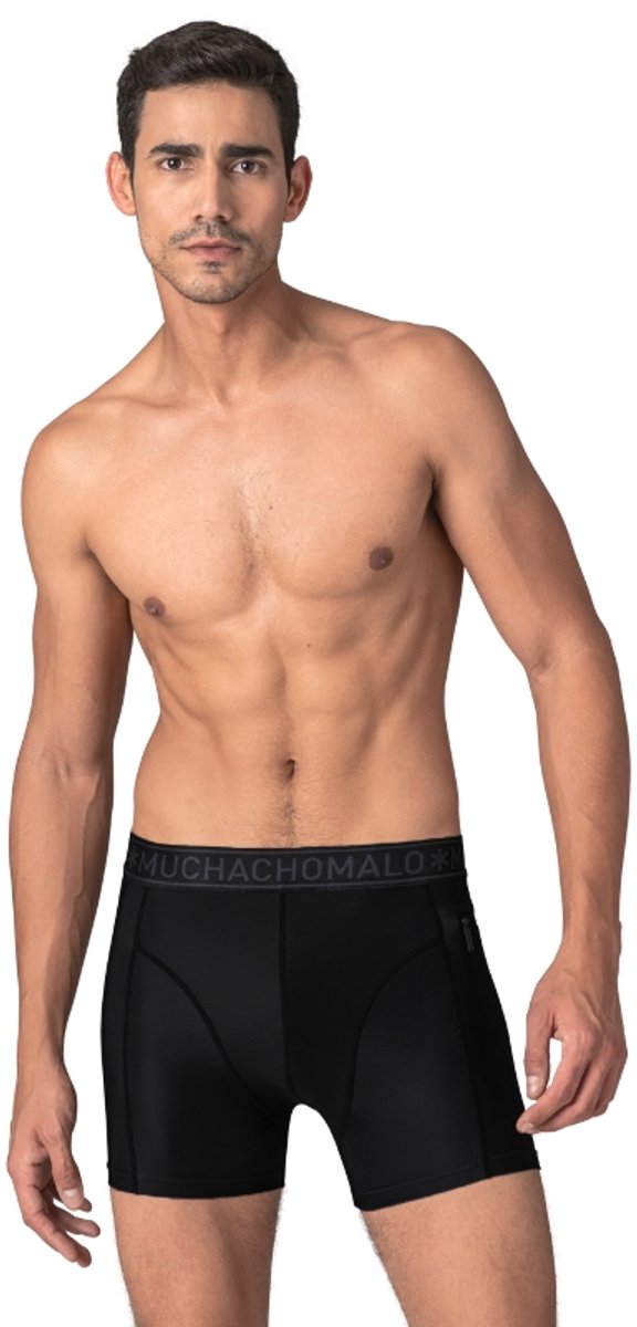 Muchachomalo Heren Thight Zwembroek - 1 Pack - Zwart - Mannen Zwembroek — afbeelding 6