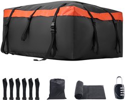 20 Kubieke Voet Dakdragertas Voor Auto, 840d Pvc Waterdichte Dakdragertas, Antislipmat, Slot, 6 Deurhaken, voor Alle Voertuigen