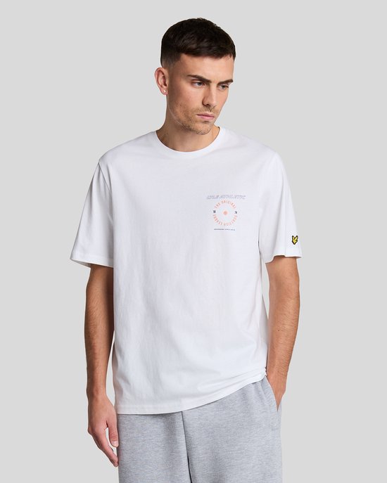 Lyle & Scott - T-shirt - Taille XL - Homme - X739 White/Kine -