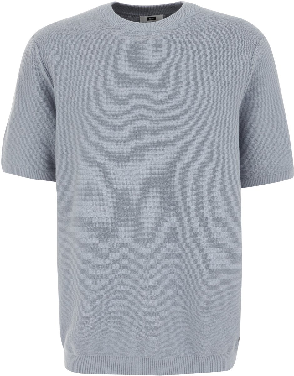 WE Fashion Heren Regular fit T-shirt van linnenmix