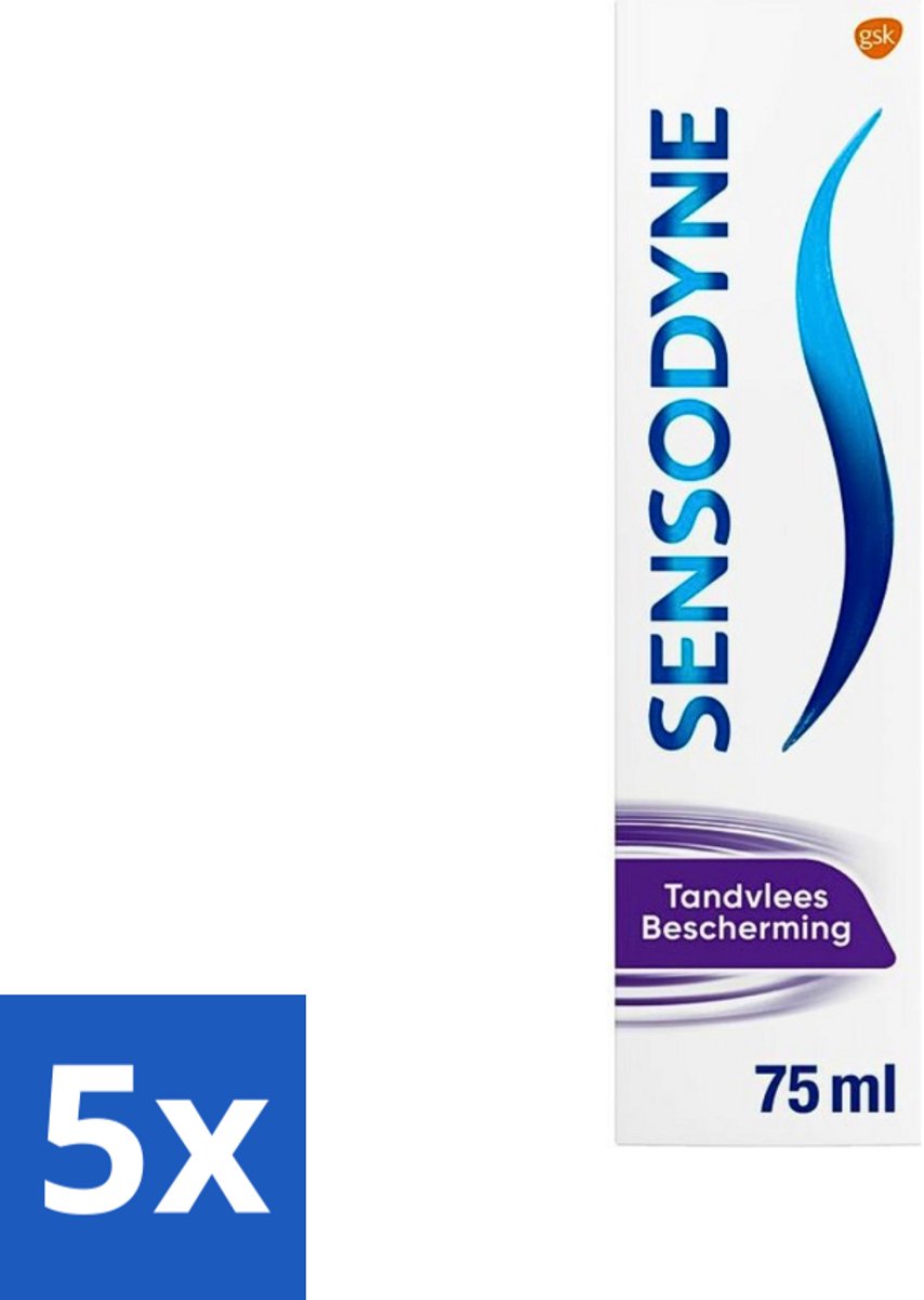 Sensodyne Tandpasta Gum Protection 75 ml - Bulkverpakking - 5 stuks