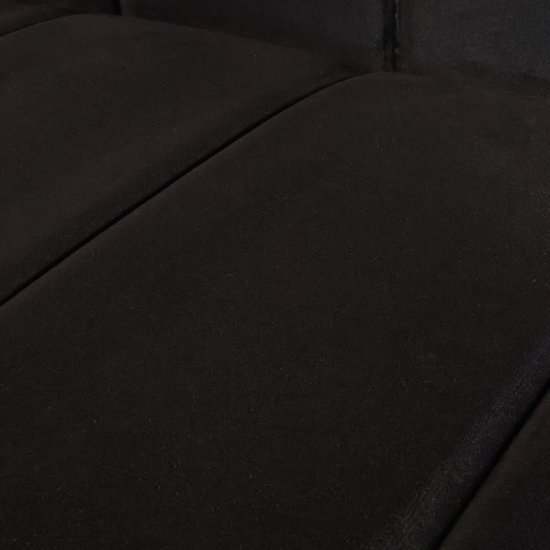 Banc de salle à manger 160cm Banc Sally en velours noir