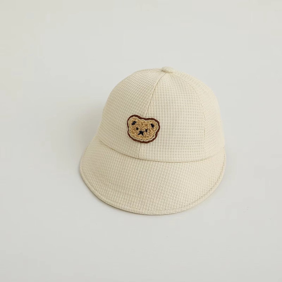 IL Bambini - Zonnehoedje baby - Baby hoedje - Zonnehoed kind - Bucket Hat- 8 tot 36 maanden - Beer - Beige