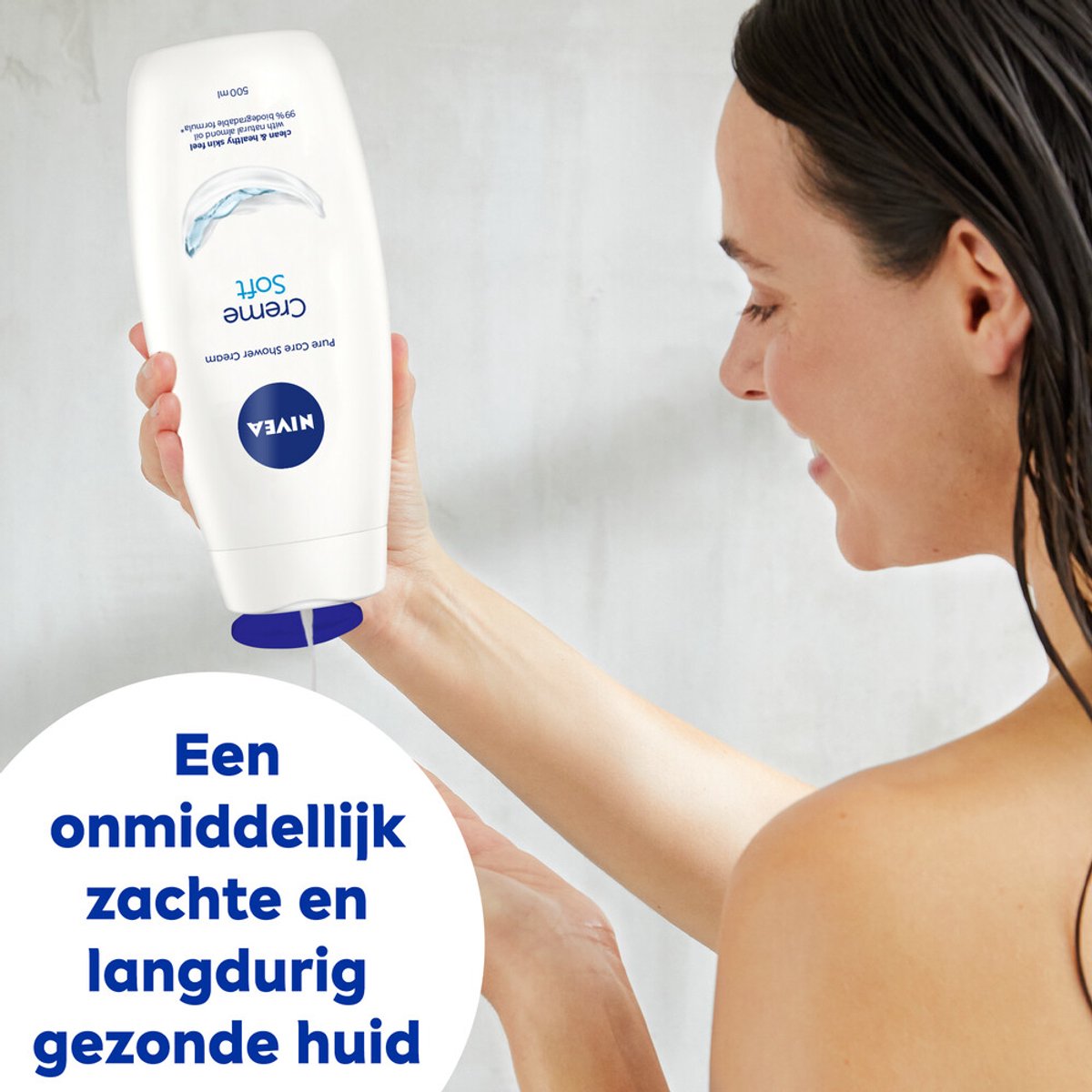 NIVEA Douchecrème Soft - 3 x 500 ml - Voordeelverpakking