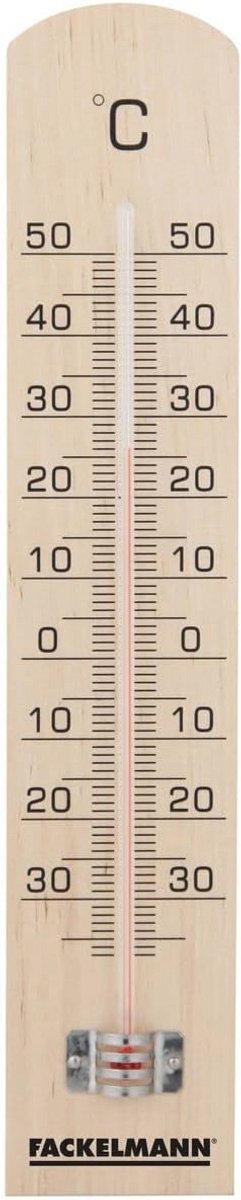 Thermometer voor binnen en buiten - Analoge temperatuurweergave tot +50 °C