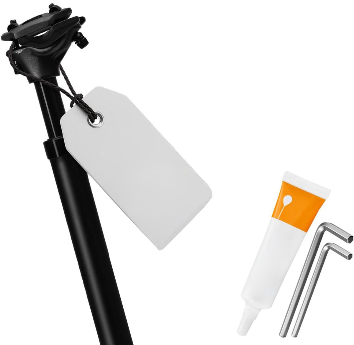 Verende Zadelpen - Zadelstrop Extra Stevig - 120kg - Zwart