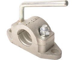 Neuswiel montage klem voor Ifor Williams neuswielen - 48 mm