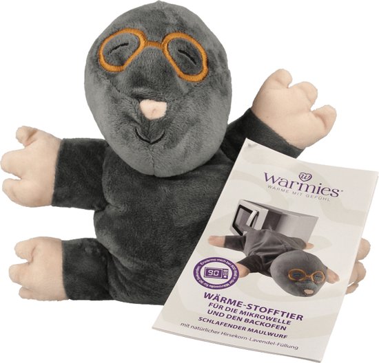 Shownicer Warmtekussen Pluisdier Capybara Warmte-knuffel Erwarmen in de magnetron Verwarmend pluche kussen Gewichtsdieren Pluisdier Cadeau voor volwassenen Kinderen 3 jaar (23 cm 0,9 kg