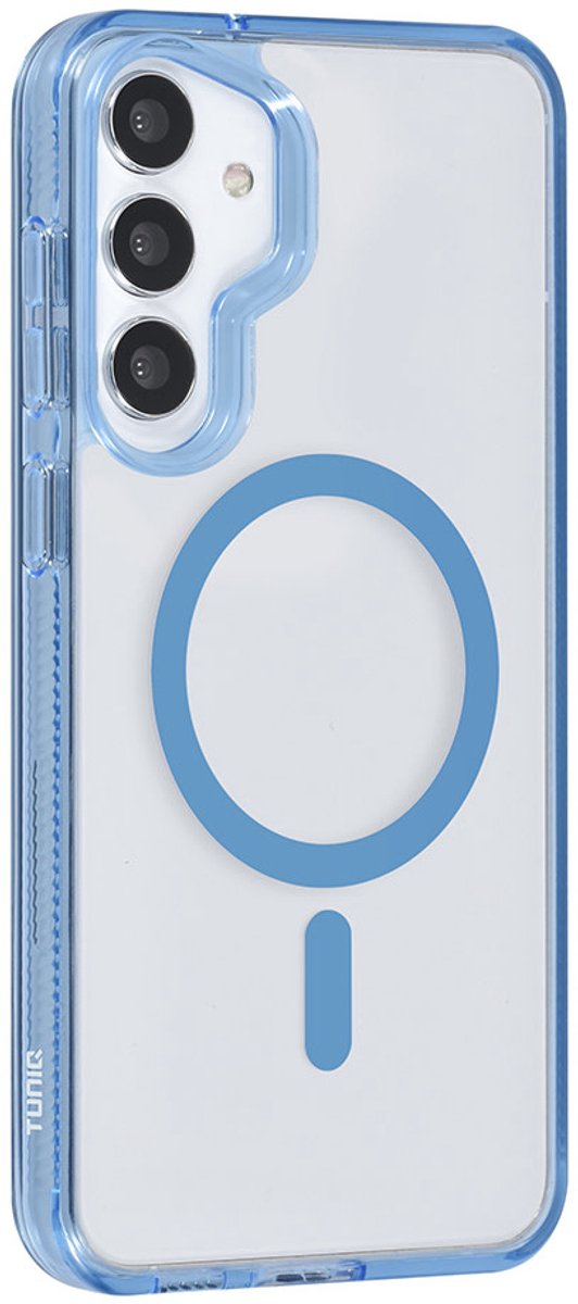 TUNIQ telefoonhoesje voor Samsung Galaxy S24 Plus - MagSafe siliconen backcover - Blauw