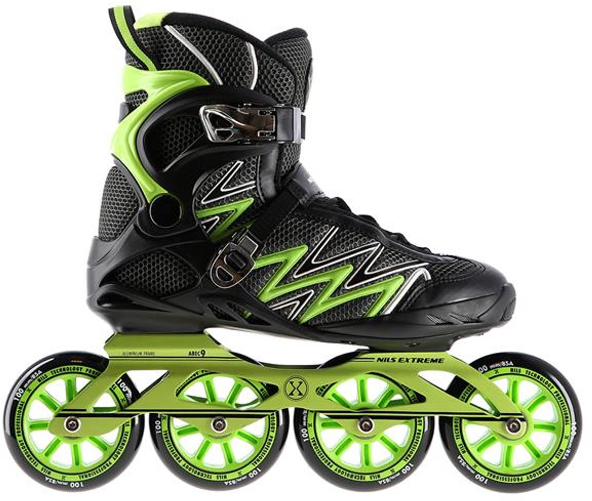 Nils Extreme NA8660 Inlineskates – ABEC 9 Lager Ventilerende Schoen Groen