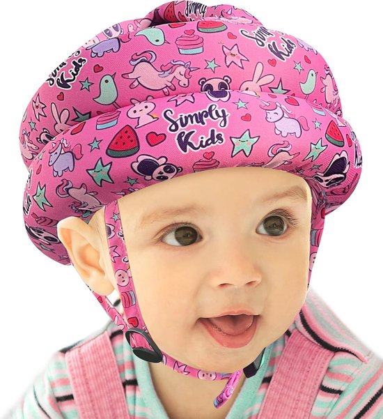 SafeheadBABY: Bekroonde Veiligheidshelm Voor Baby's, Babyhelm Voor Kruipen en Lopen, Hoofdbescherming Voor Peuters, Uitbreidbaar en Verstelbaar, Ultralichtgewicht, Getest en Gecertificeerd