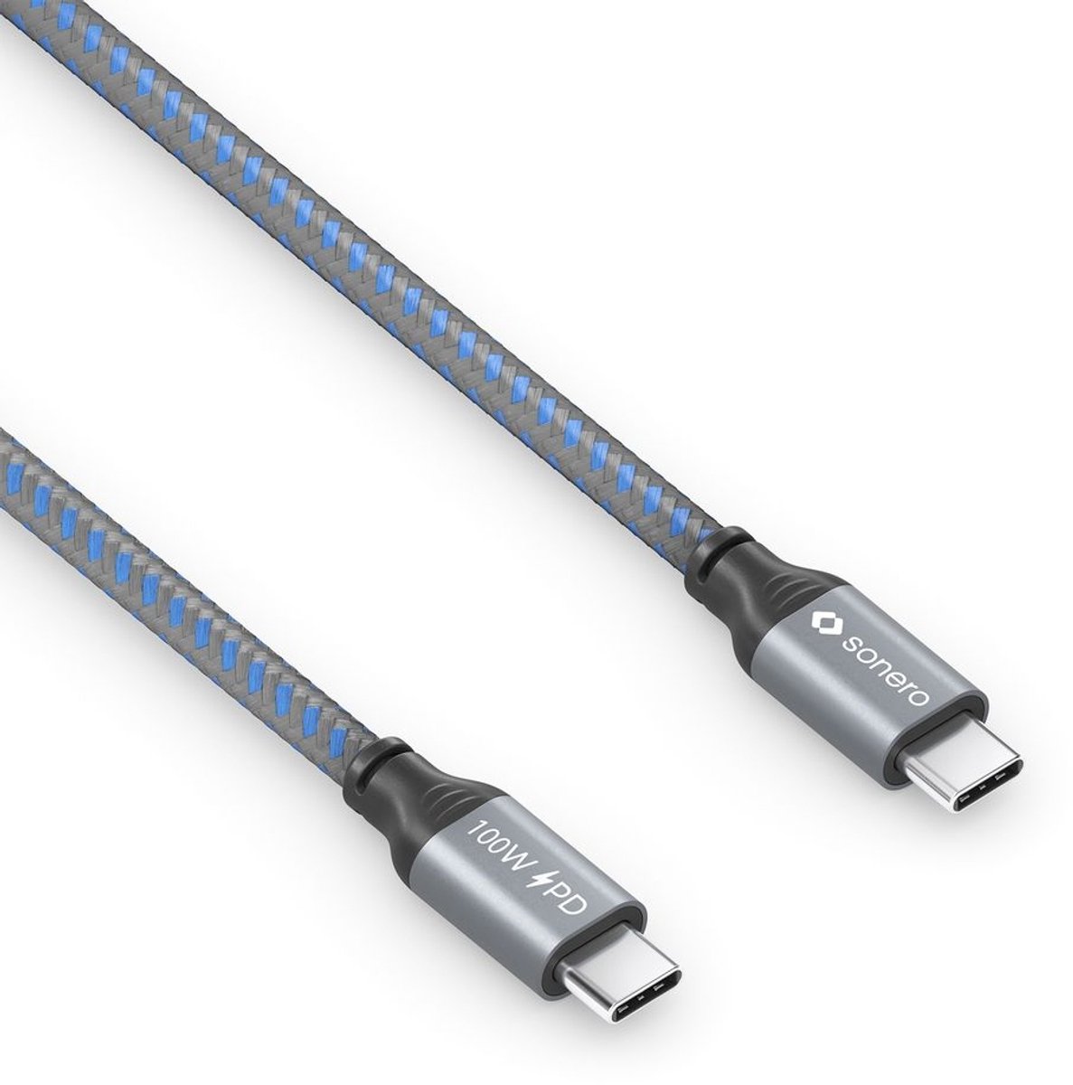 sonero SPC-U310-005 USB-kabel USB 2.0 0,5 m USB C Grijs, Blauw